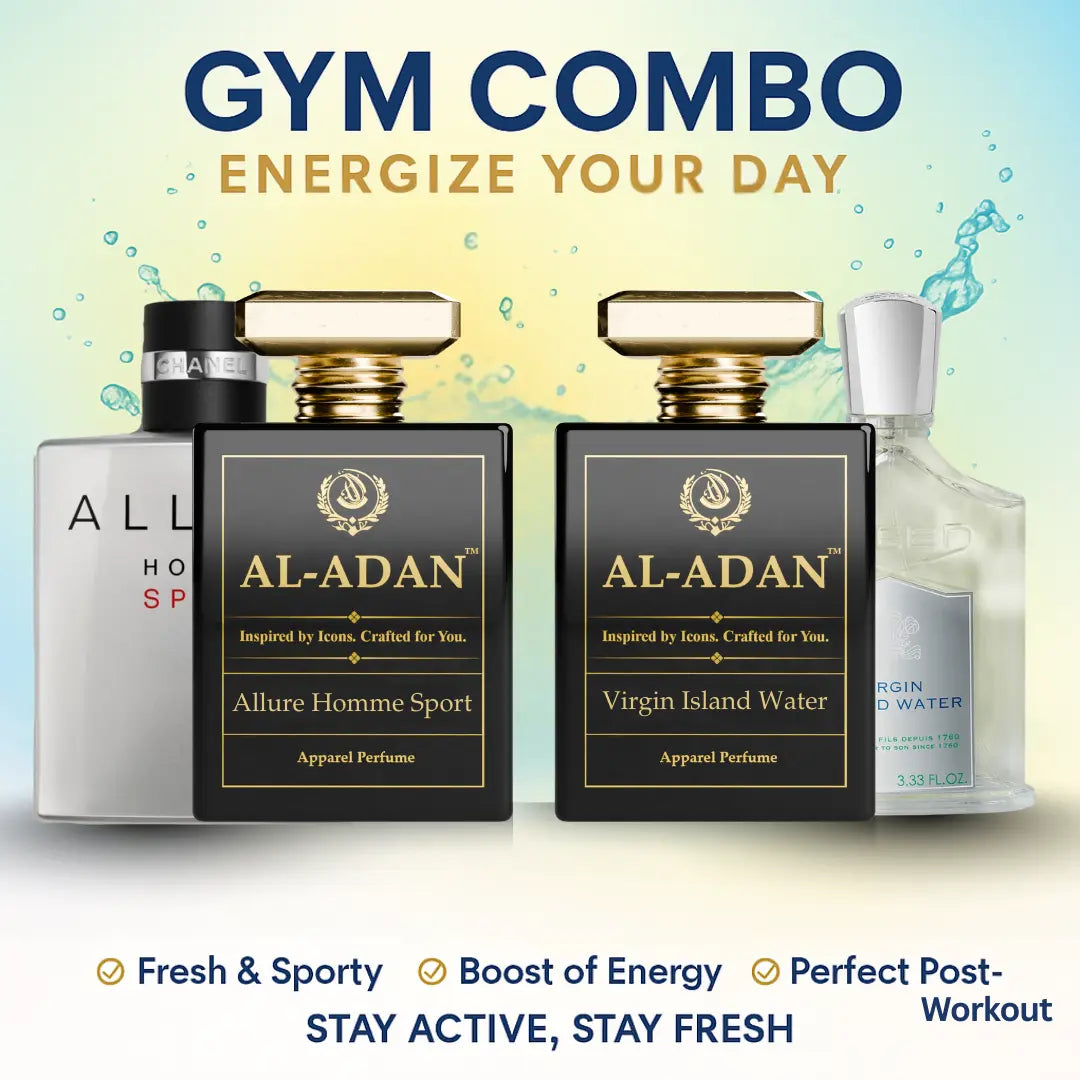 Gym Combo - Energize Your Day - Homme Sport & Virgin Island Water