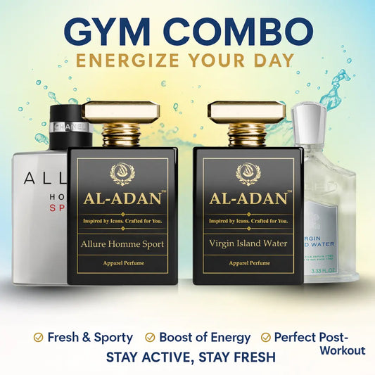 Gym Combo - Energize Your Day - Homme Sport & Virgin Island Water