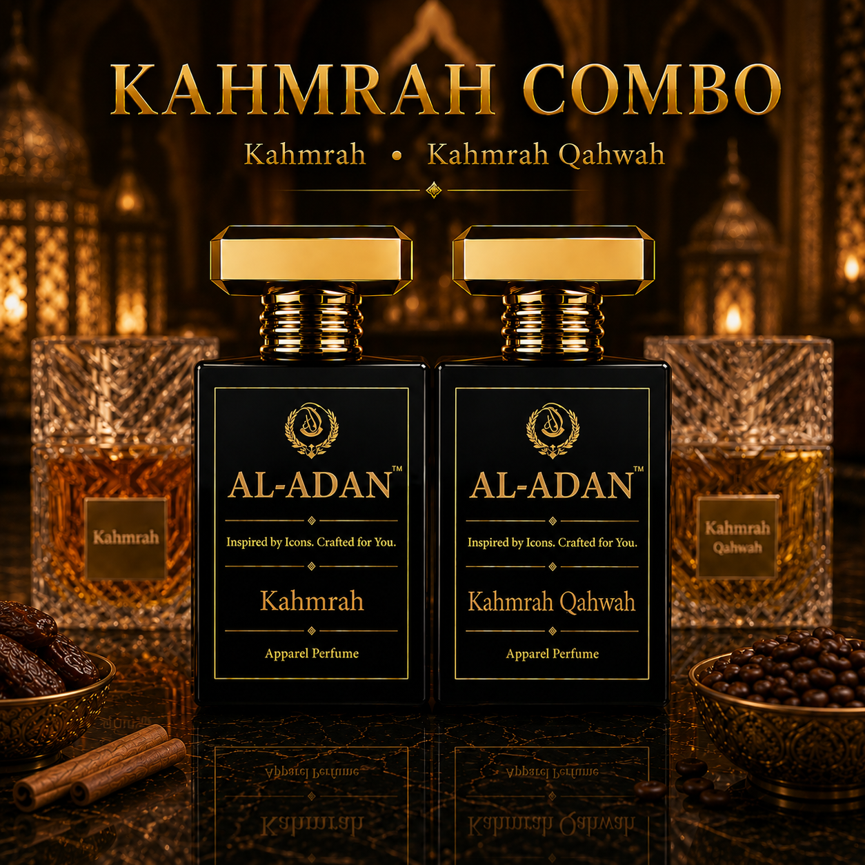 AL-ADAN Kahmrah Combo – Arabian Luxury - Inspired Perfumes