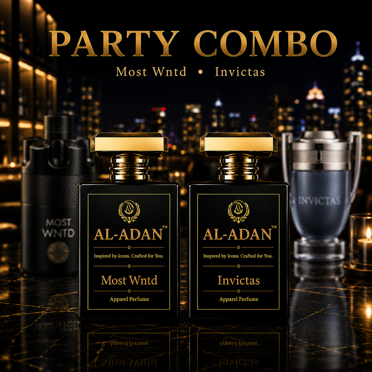 Party Combo - AL-ADAN The Most Wntd & Invictas | Inspired Perfumes