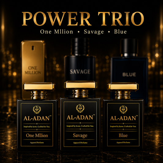 The Power Trio - AL-ADAN One Mllion, Savage & Blue | Inspired Perfumes