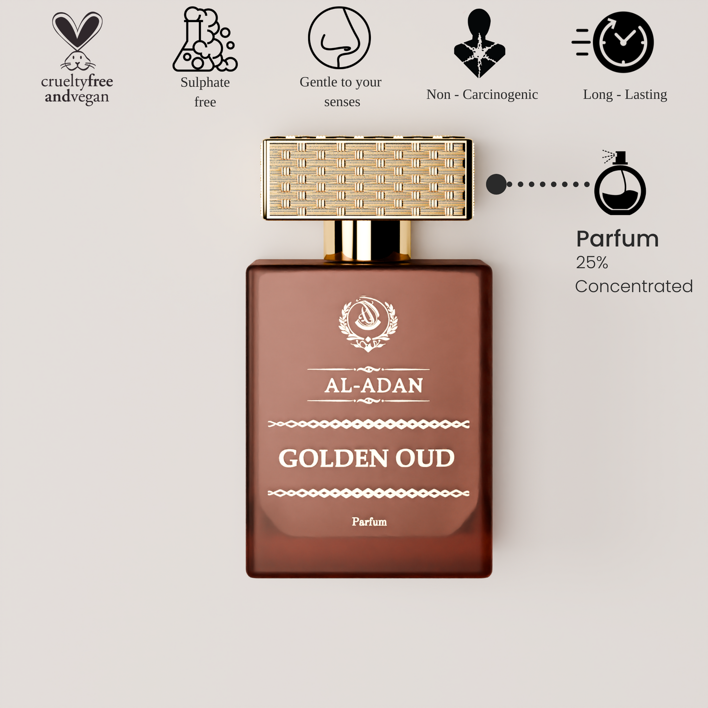 Golden Oud | Perfume for Men | Luxury Gift for Him | 50 ml