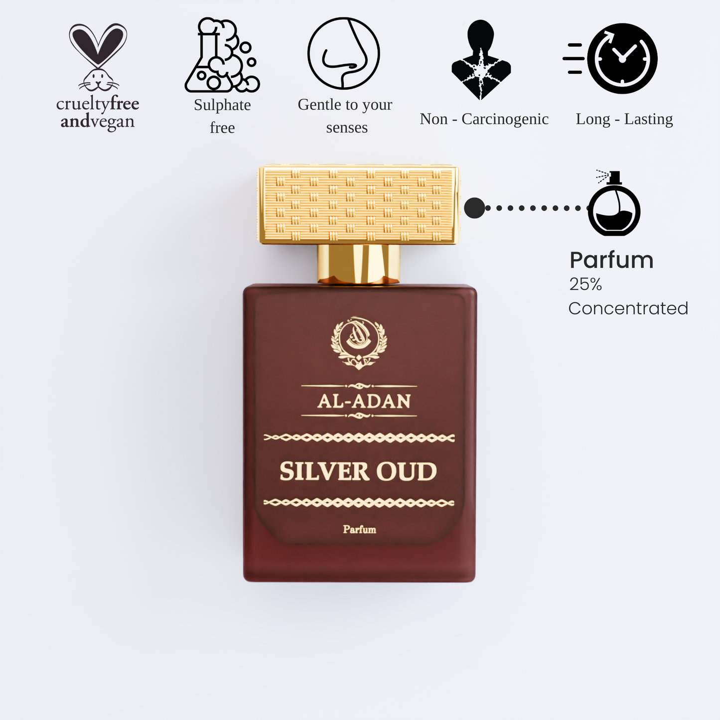 Silver Oud | Perfume for Men | Luxury Gift for Him | 50 ml